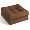 Set of 2 Outdoor Indoor Chair Cushions with Thick Cotton Filling and Reversible Design